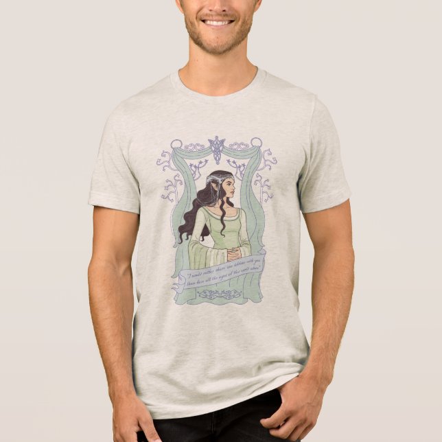 ARWEN™ "Share One Lifetime With You" Graphic Tri-Blend Shirt (Front)