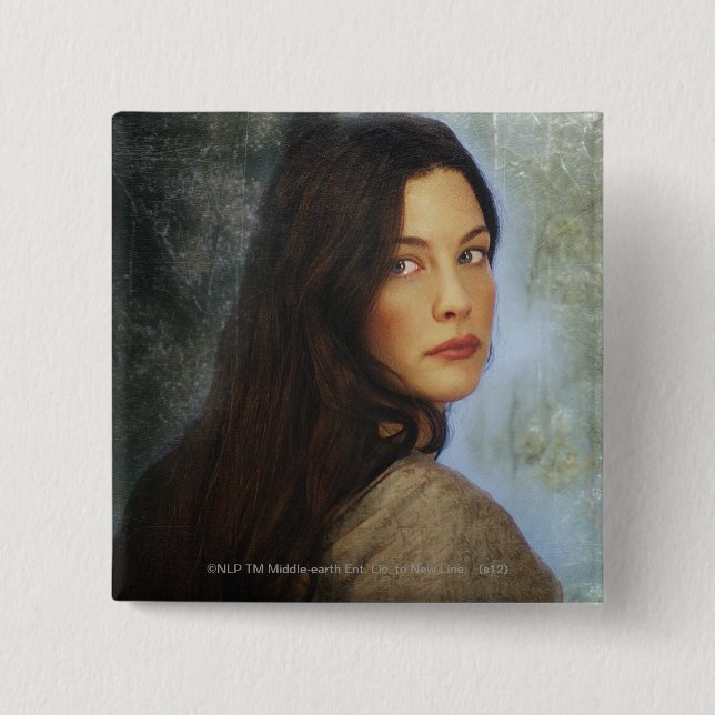 ARWEN™ turning back 2 Inch Square Button (Front)