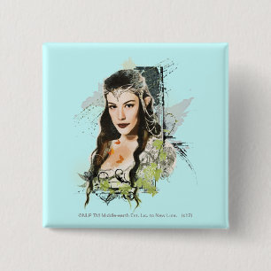 ARWEN™ Vector Collage 2 Inch Square Button