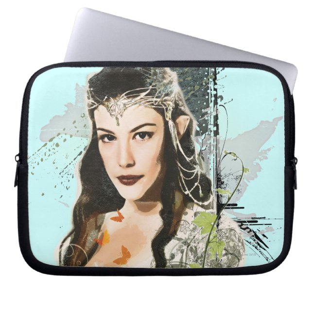 ARWEN™ Vector Collage Laptop Sleeve (Front)
