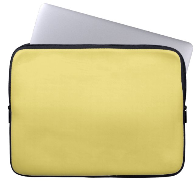  Arylide yellow (solid color)  Laptop Sleeve (Front)