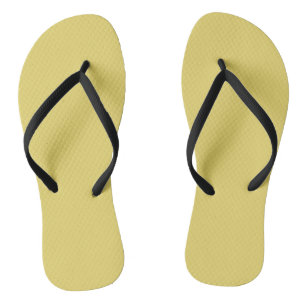 Arylide yellow (solid colour) Flip Flops