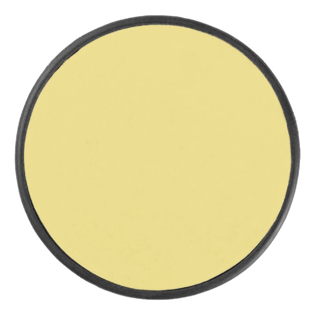  Arylide yellow (solid colour)  Hockey Puck (Front)