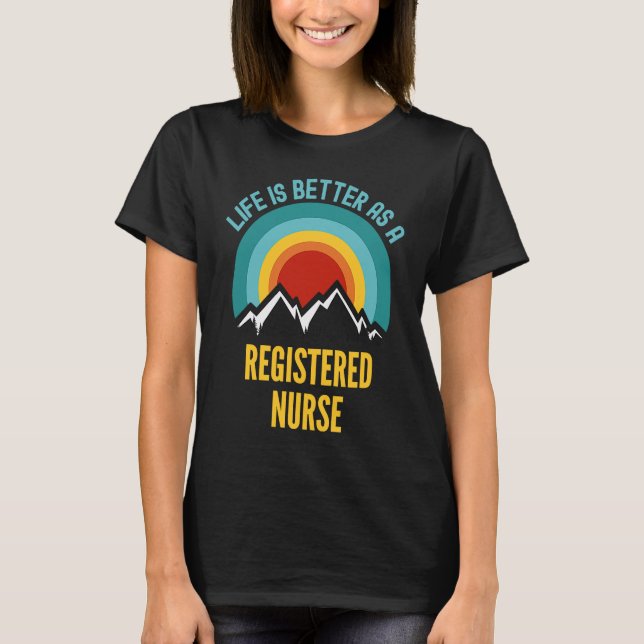 As a Registered Nurse T-Shirt (Front)