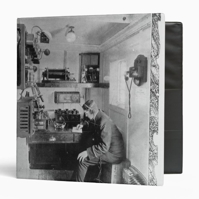 As Aboard the Wrecked "Titanic" Binder (Front/Inside)