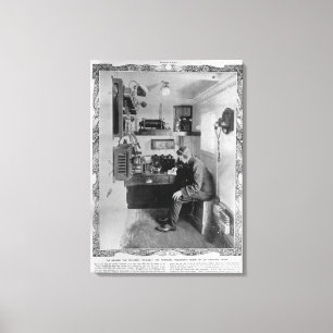 As Aboard the Wrecked "Titanic" Canvas Print