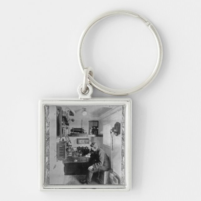 As Aboard the Wrecked "Titanic" Keychain (Front)