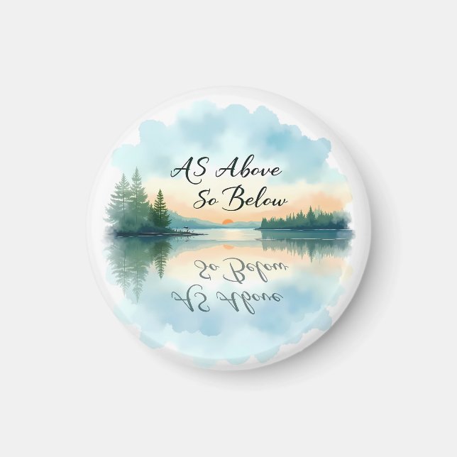 As Above So Below Magnet (Front)