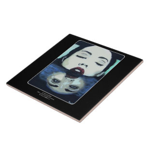 ‘As Above, So Below’ Painting on a Tile