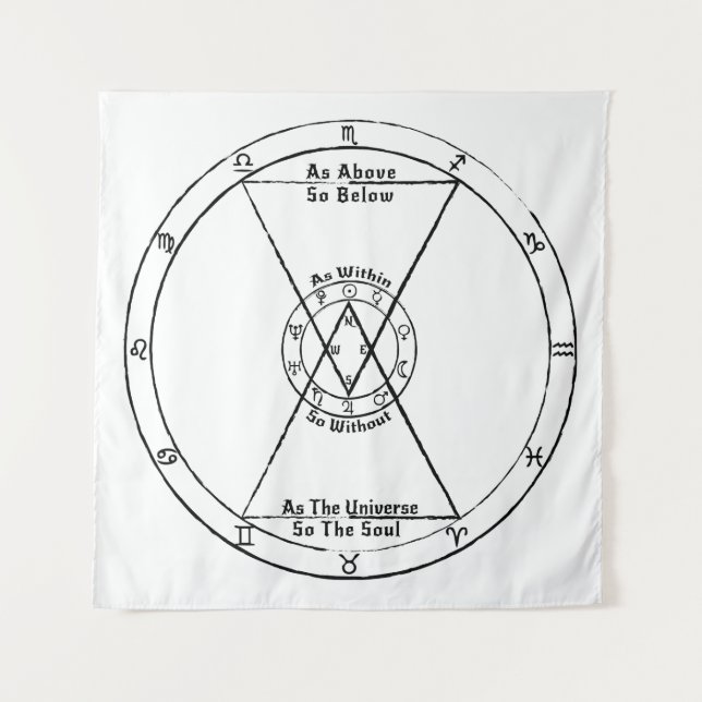 As Above So Below Tapestry (Front)