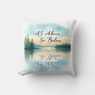 As Above So Below Throw Pillow
