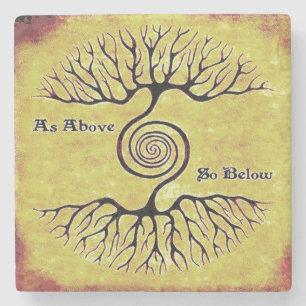 As Above, So Below.Tree Of Life, Spiritual Coaster