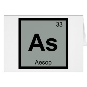As - Aesop Fables Chemistry Periodic Table Symbol