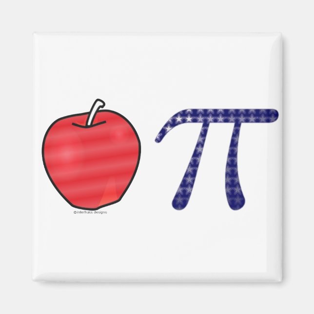 As American as Apple Pi Magnet (Front)