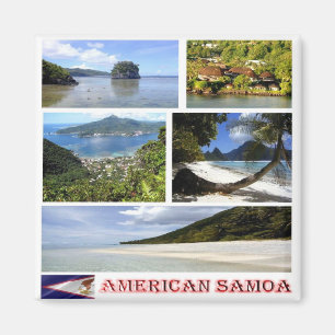 AS - American Samoa - Collage Magnet