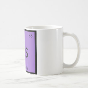 As - Animals Chemistry Periodic Table Element Coffee Mug