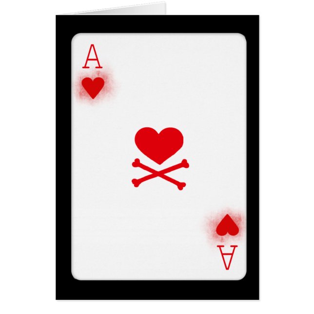 As de carte de jeu de carte de jeu de tisonnier de (Devant)