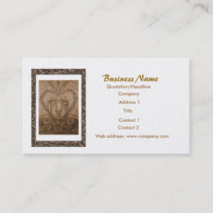 As de carte de visite de tarot de tasse