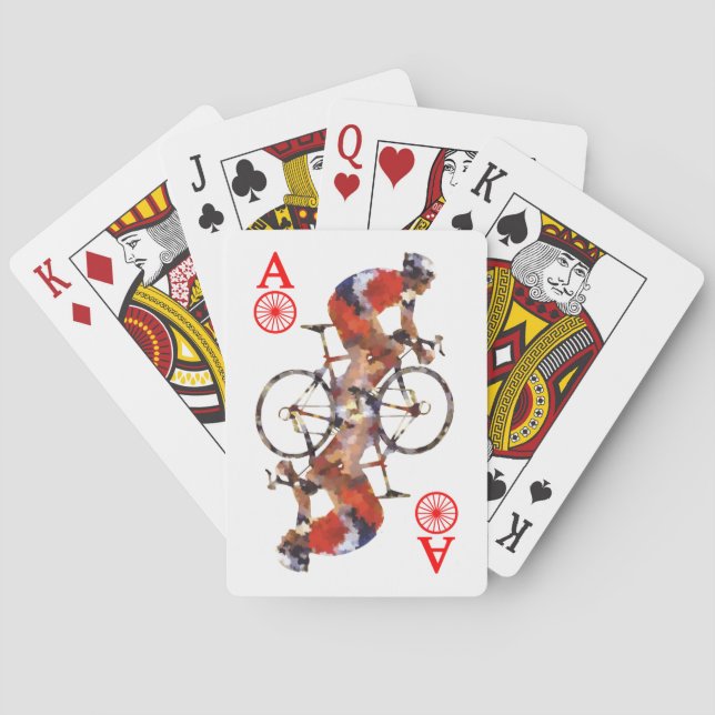 As des cartes de jeu de vélos (dos)