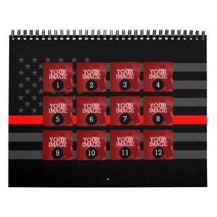 As Easy as 1 to 12 Your Own Red Line Photo 2026 Calendar