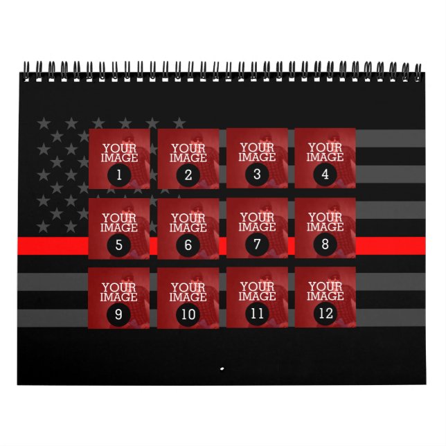 As Easy as 1 to 12 Your Own Red Line Photo 2026 Calendar (Cover)