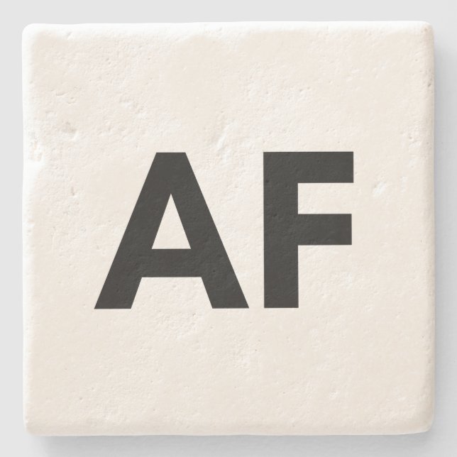 as f stone coaster (Front)