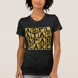 As Flat As A Pancake, Breakfast Simile T-Shirt