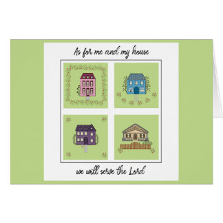 As for me and my house Parakaleo note card