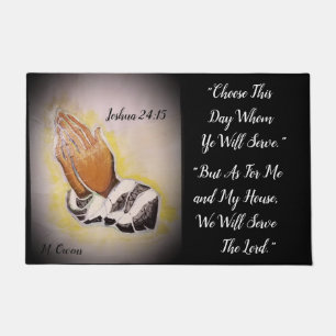 "As For Me And My House" Rug or Doormat