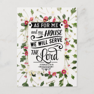 As For Me & My House Postcard