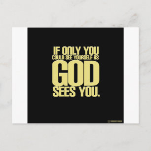 As God Sees You Postcard