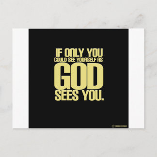 As God Sees You Postcard