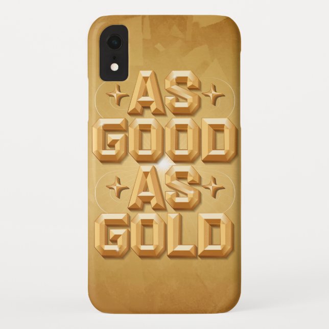 As Good As Gold Phone Case (Back)