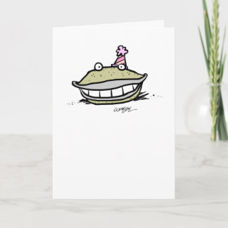 As happy as a clam card