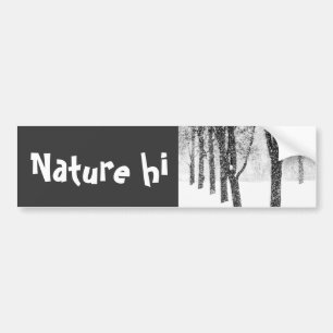 as I side with trees Bumper Sticker
