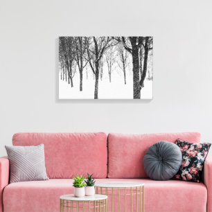 as I side with trees Canvas Print