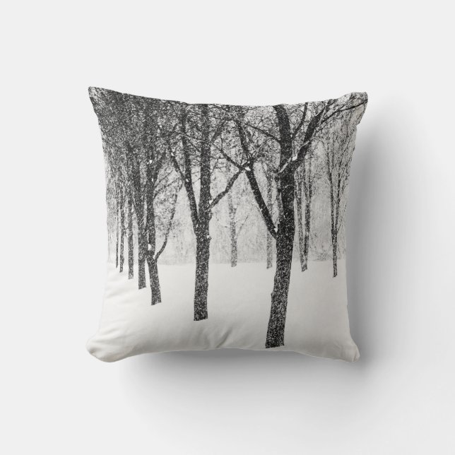as I side with trees Throw Pillow (Front)