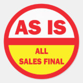 Gold Best Selling Author Classic Round Sticker