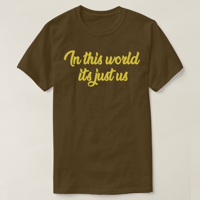 As It Was mustard T-Shirt (Design Front)