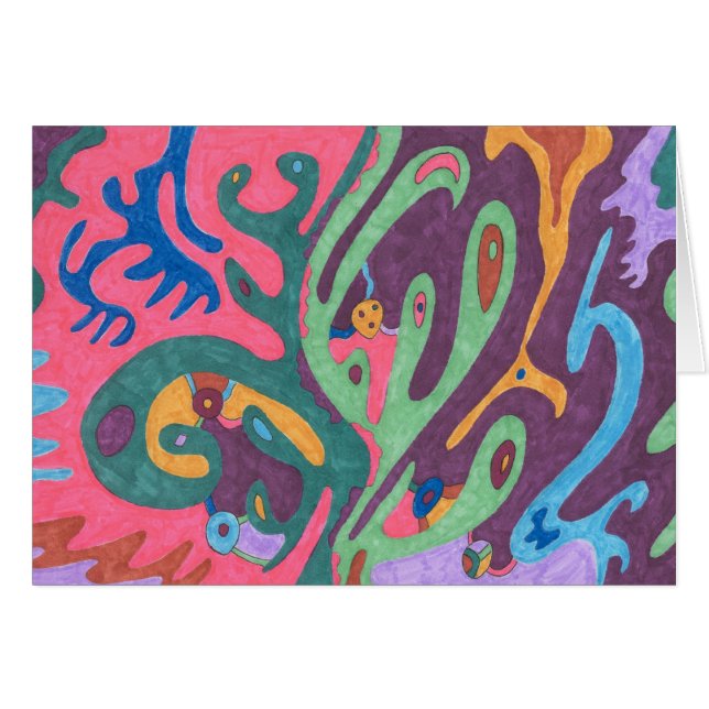 "As One" Abstract Art (Front Horizontal)
