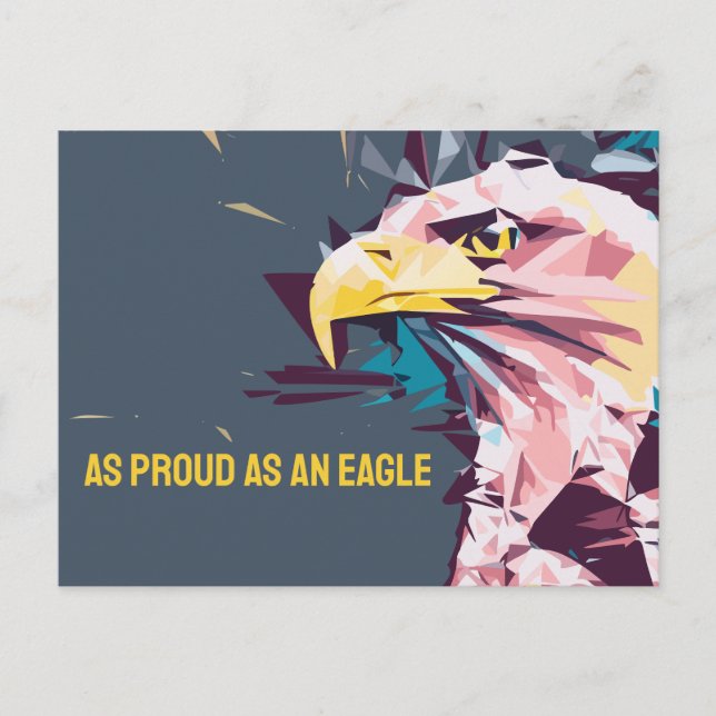 As Proud as an Eagle Postcard (Front)
