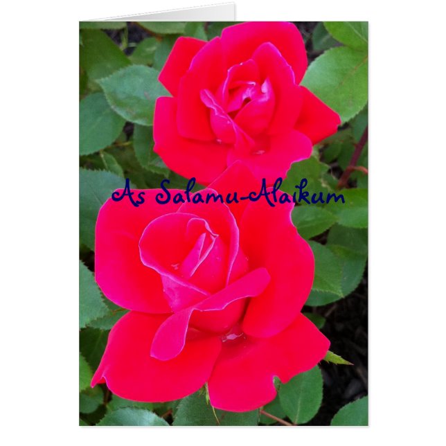 As Salamu-Alaikum Card (Front)
