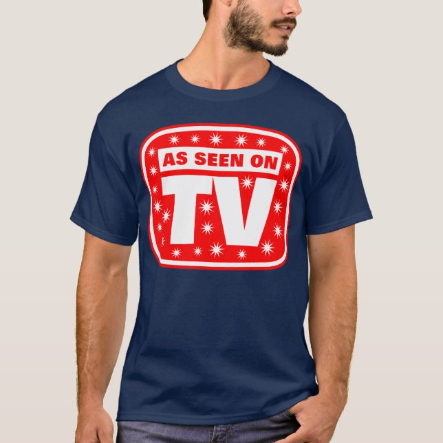 As Seen on TV - CH 2 With Snow Stars - Customized T-Shirt (Front)
