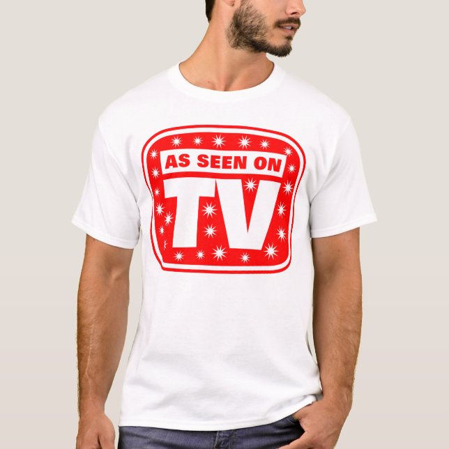 As Seen on TV - CH 2 With Snow Stars - Customized T-Shirt (Front)