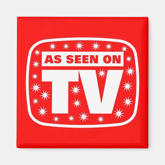 As Seen on TV - CH 2 With Snow Stars Magnet (Front)