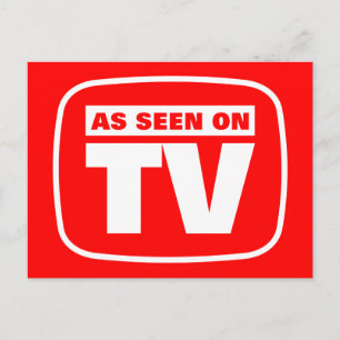 As Seen on TV Postcard