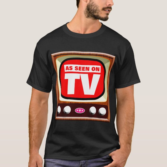 As Seen on TV - Retro TV - Customized T-Shirt (Front)