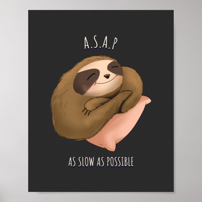 As Slow As Possible Poster (Front)