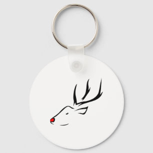 As Tees Uni Reindeer Christmas Keychain