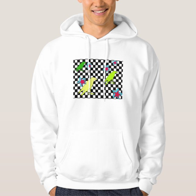 "As the crow flies" Hoodie (Front)